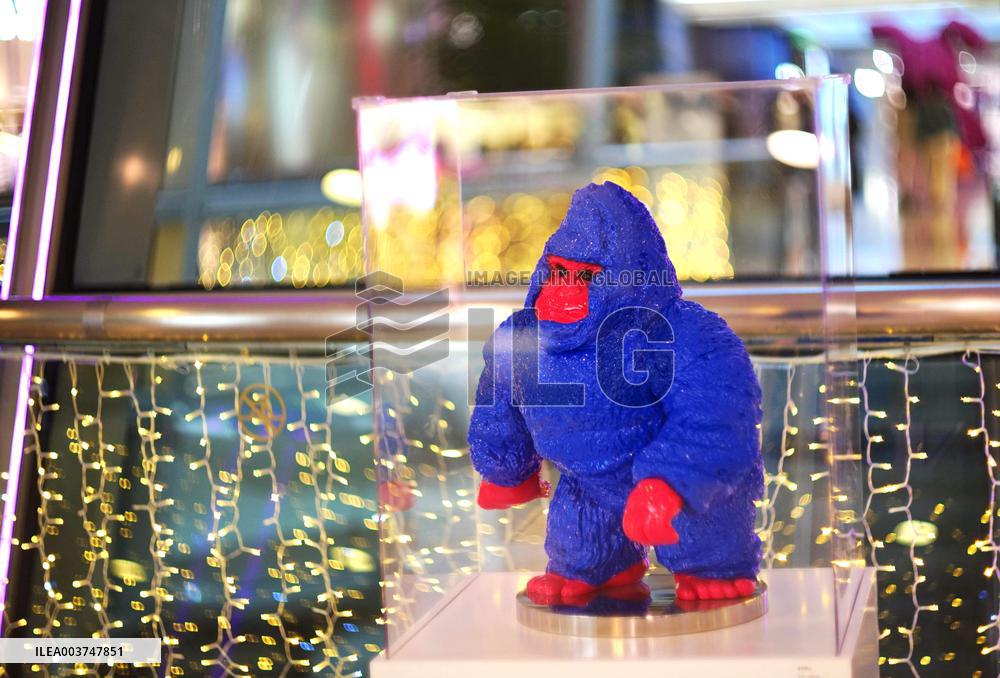 Mascot Art Ornament Displayed at the China World Mall