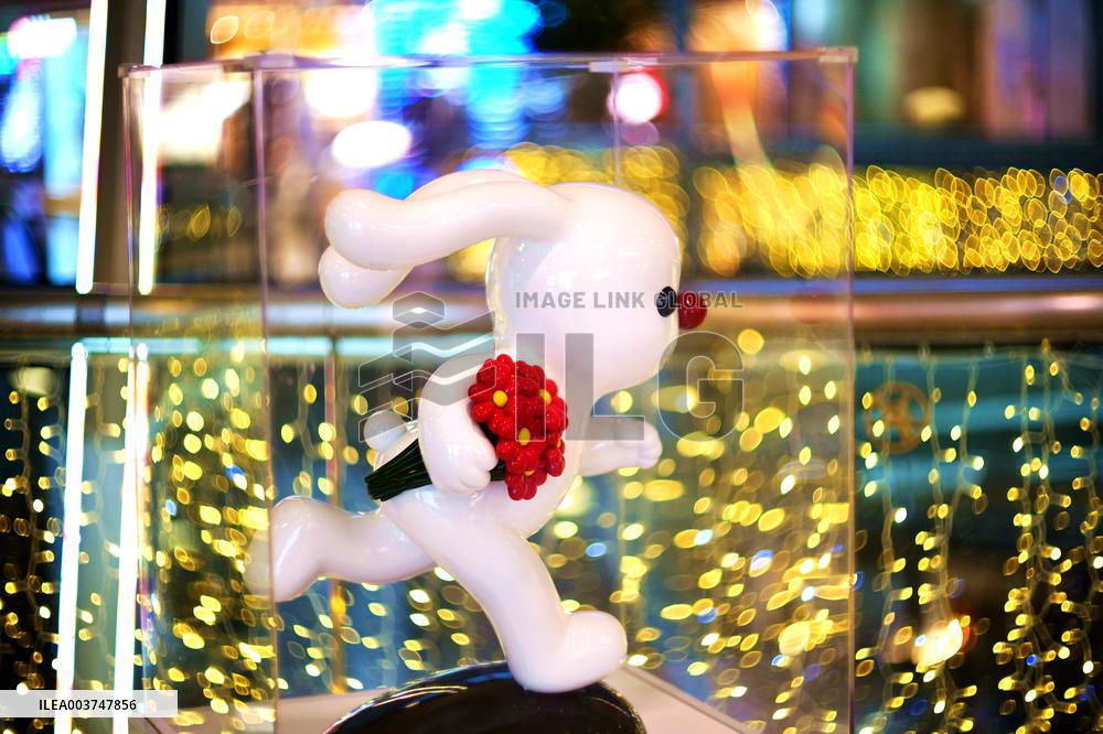 Mascot Art Ornament Displayed at the China World Mall