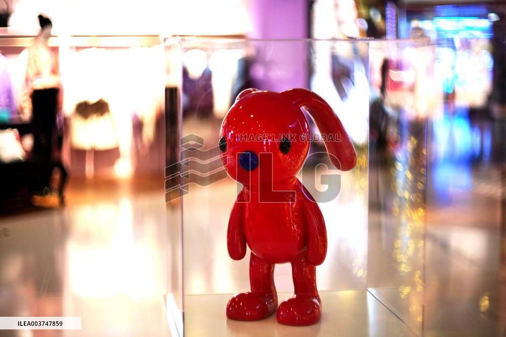 Mascot Art Ornament Displayed at the China World Mall