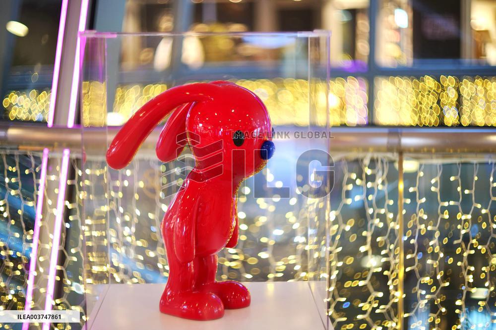 Mascot Art Ornament Displayed at the China World Mall