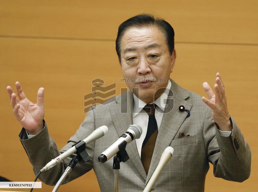Japan main opposition party head Noda