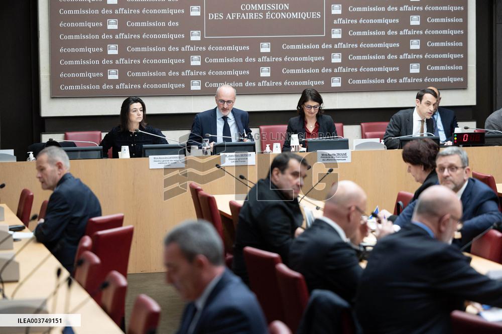 Lactalis Chief Executive Officer hearing at the National Assembly - Paris