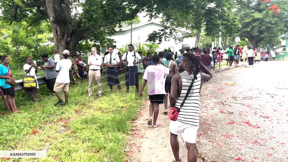 Vanuatu: People Move To Higher Ground After Powerful Earthquake