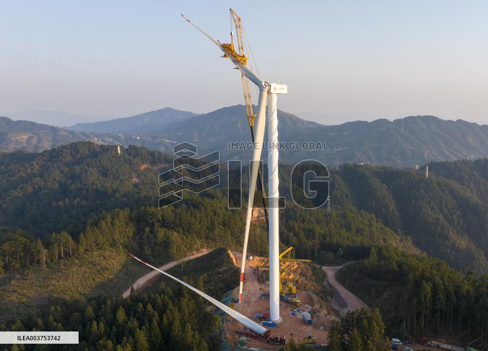 Guishushan Wind Farm Construction