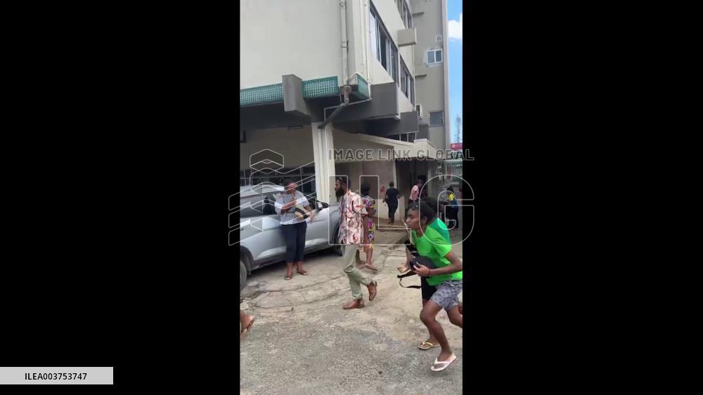 Vanuatu: People Flee To Streets In Port Vila After Devastating Earthquake