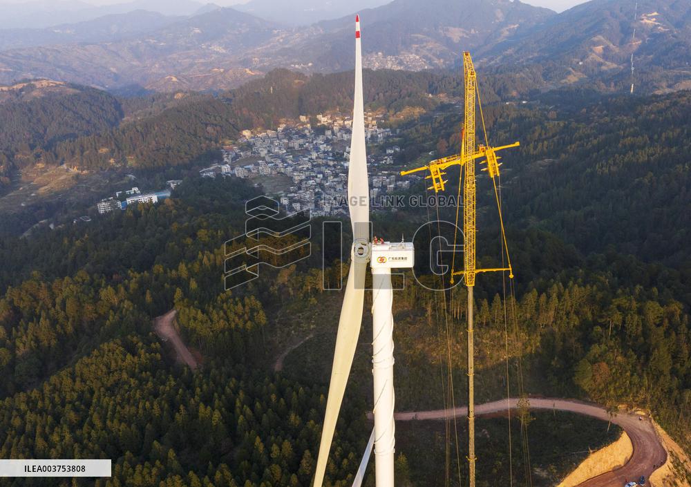 Guishushan Wind Farm Construction