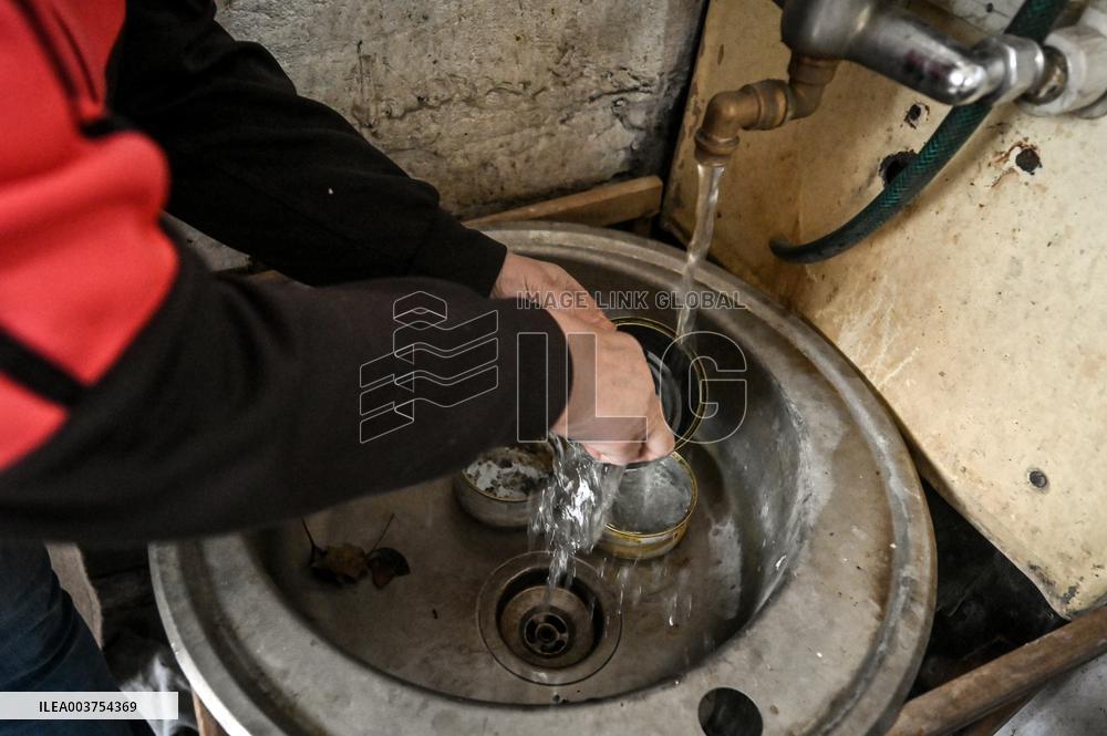 Volunteers make trench candles for soldiers in Zaporizhzhia