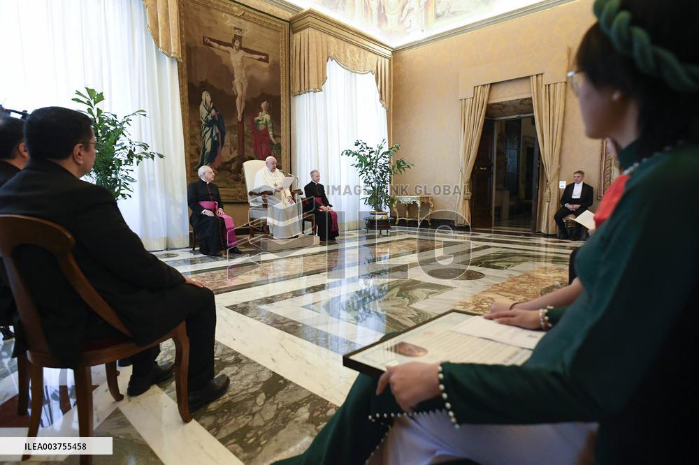 Pope Francis Holds Audiences - Vatican