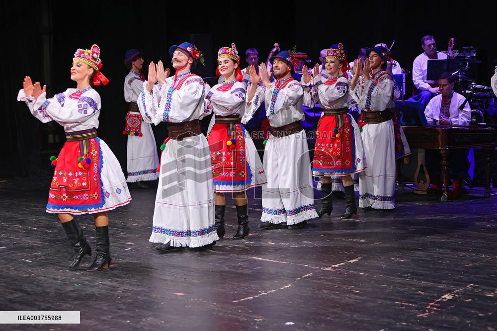 Concert of Veryovka Ukrainian Folk Choir in Ivano-Frankivsk