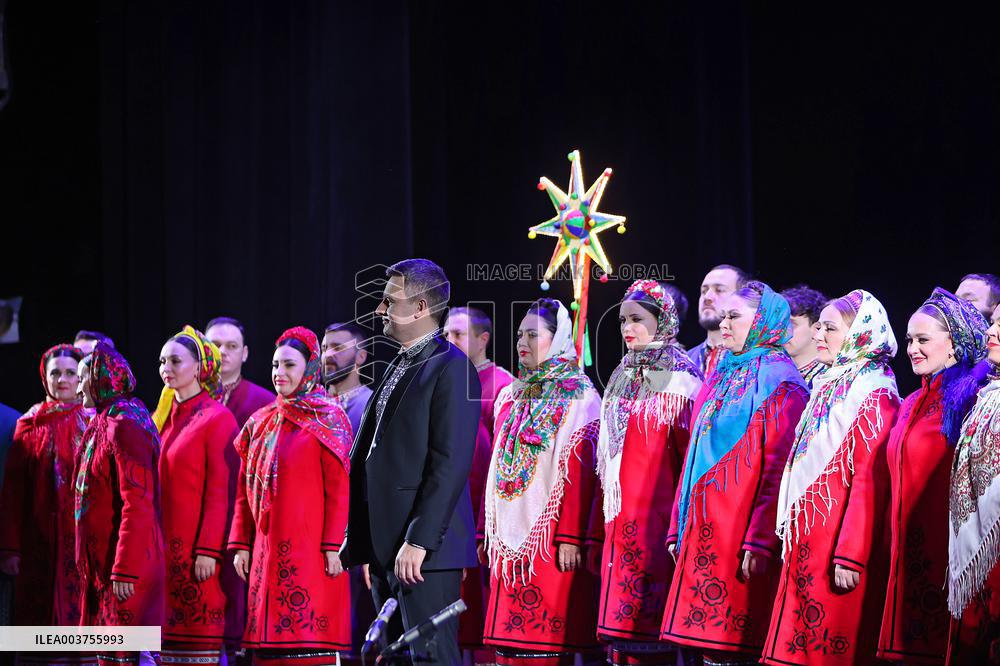 Concert of Veryovka Ukrainian Folk Choir in Ivano-Frankivsk