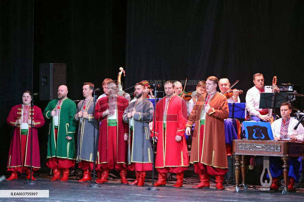 Concert of Veryovka Ukrainian Folk Choir in Ivano-Frankivsk