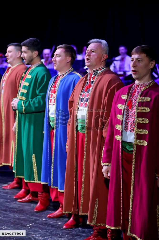 Concert of Veryovka Ukrainian Folk Choir in Ivano-Frankivsk