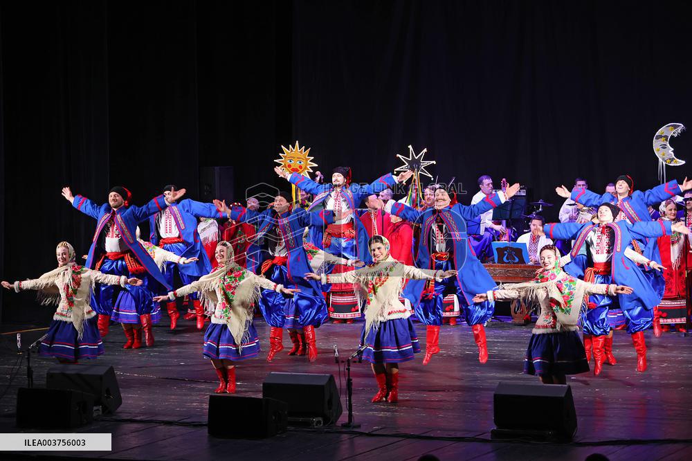 Concert of Veryovka Ukrainian Folk Choir in Ivano-Frankivsk