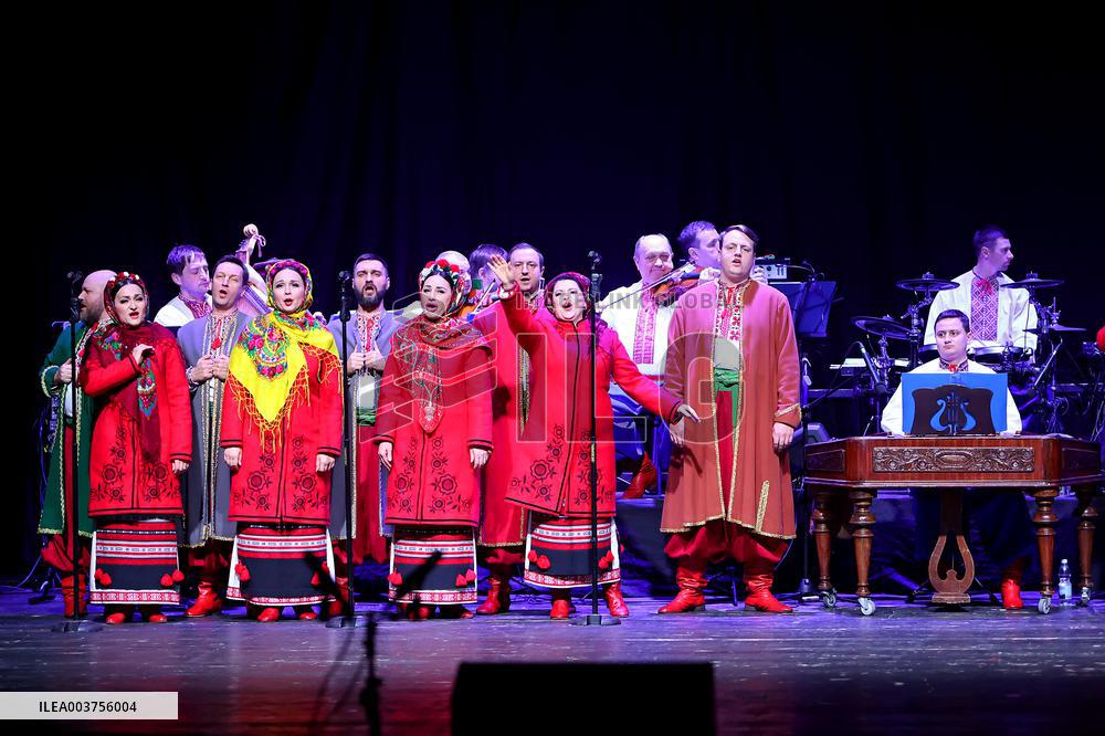 Concert of Veryovka Ukrainian Folk Choir in Ivano-Frankivsk