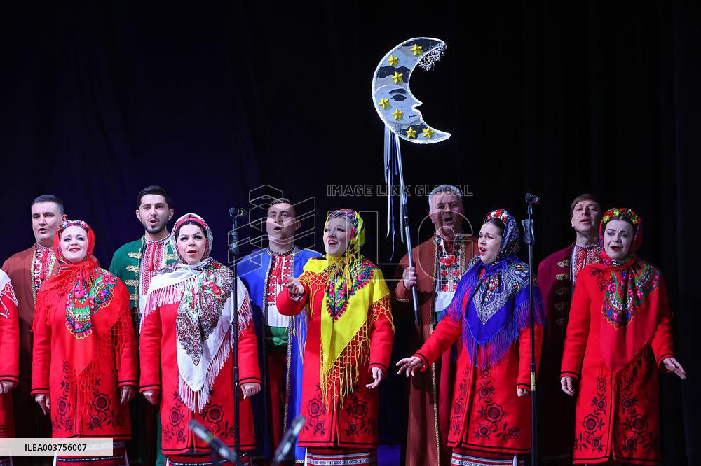 Concert of Veryovka Ukrainian Folk Choir in Ivano-Frankivsk
