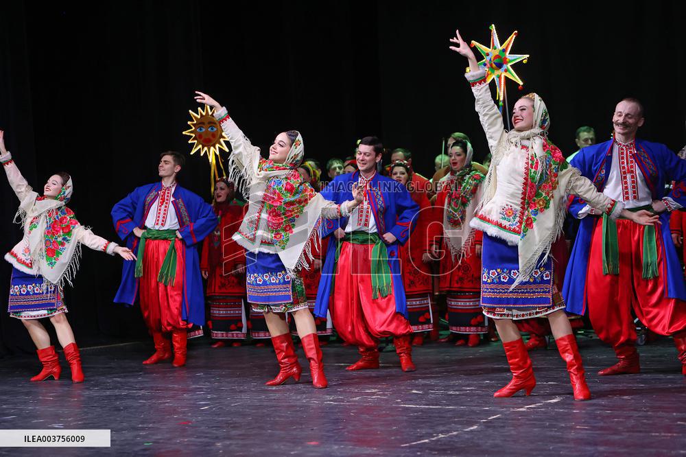 Concert of Veryovka Ukrainian Folk Choir in Ivano-Frankivsk