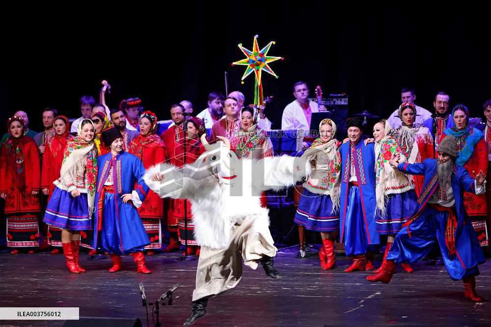 Concert of Veryovka Ukrainian Folk Choir in Ivano-Frankivsk