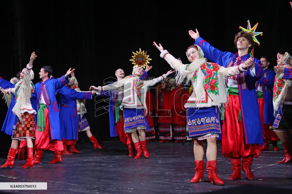 Concert of Veryovka Ukrainian Folk Choir in Ivano-Frankivsk