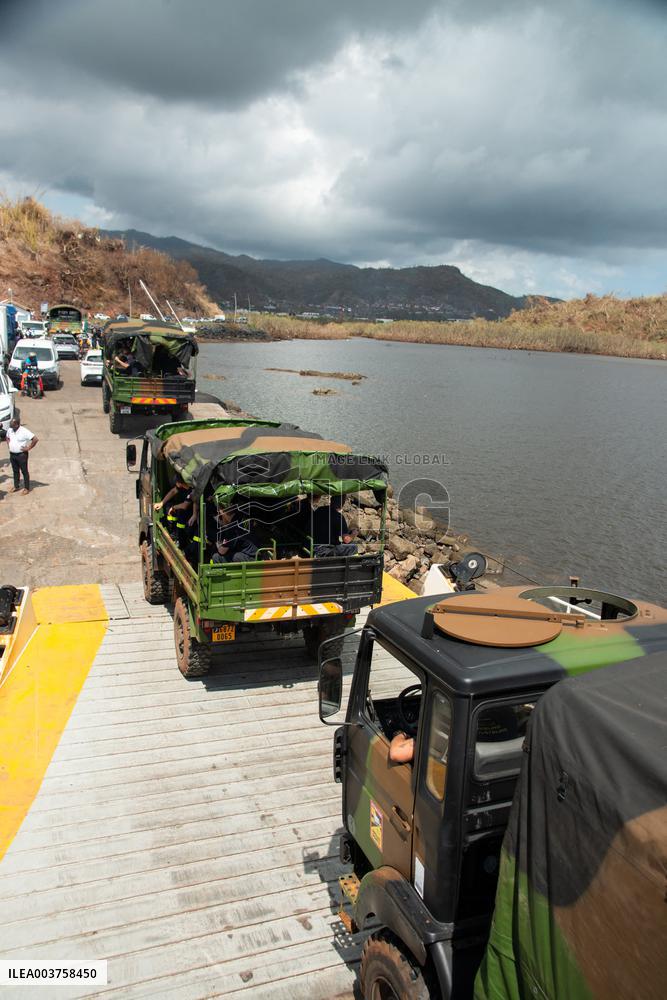 Firefighters And Gendarmes Members Arrives Grande-Terre - Mayotte
