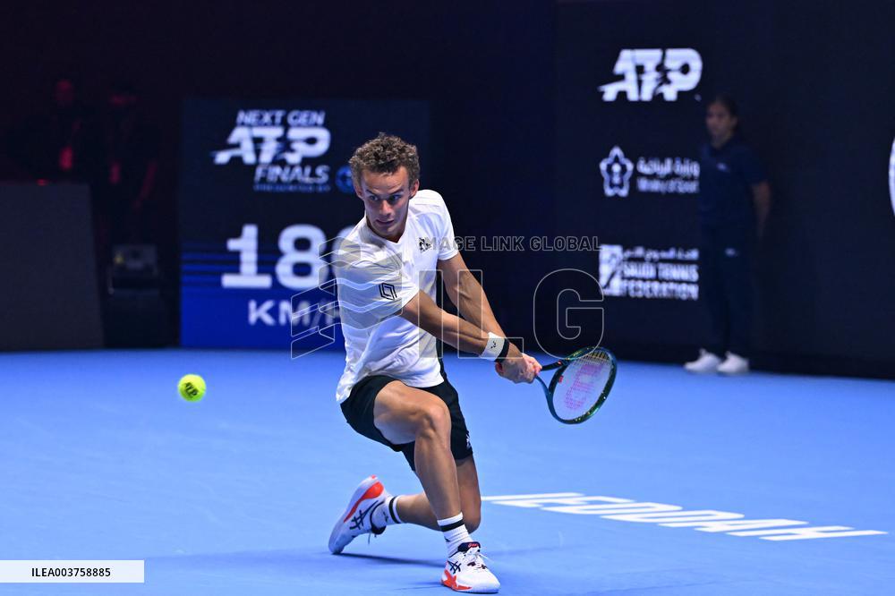 Luca Van Assche At 2024 ANextGen ATP Finals - Jeddah