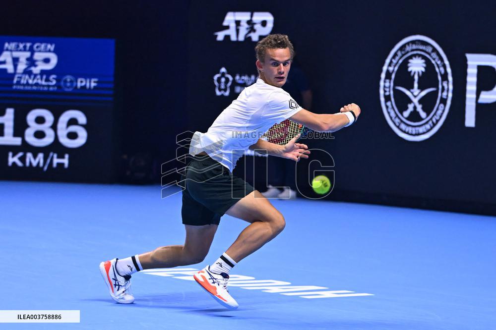 Luca Van Assche At 2024 ANextGen ATP Finals - Jeddah