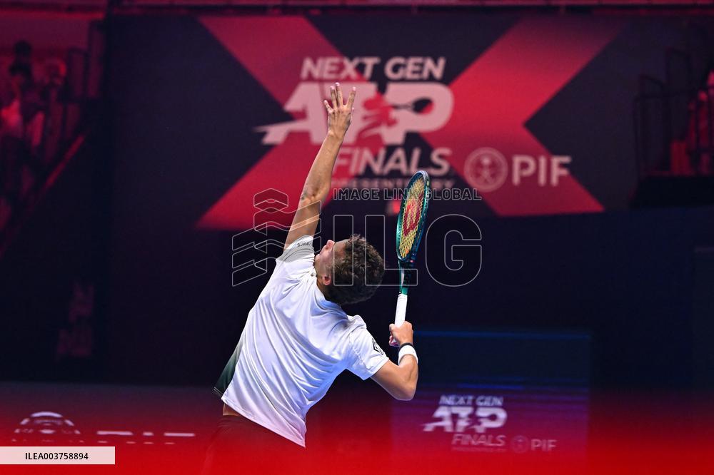 Luca Van Assche At 2024 ANextGen ATP Finals - Jeddah