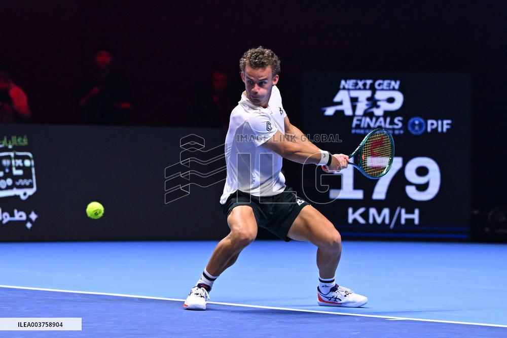 Luca Van Assche At 2024 ANextGen ATP Finals - Jeddah