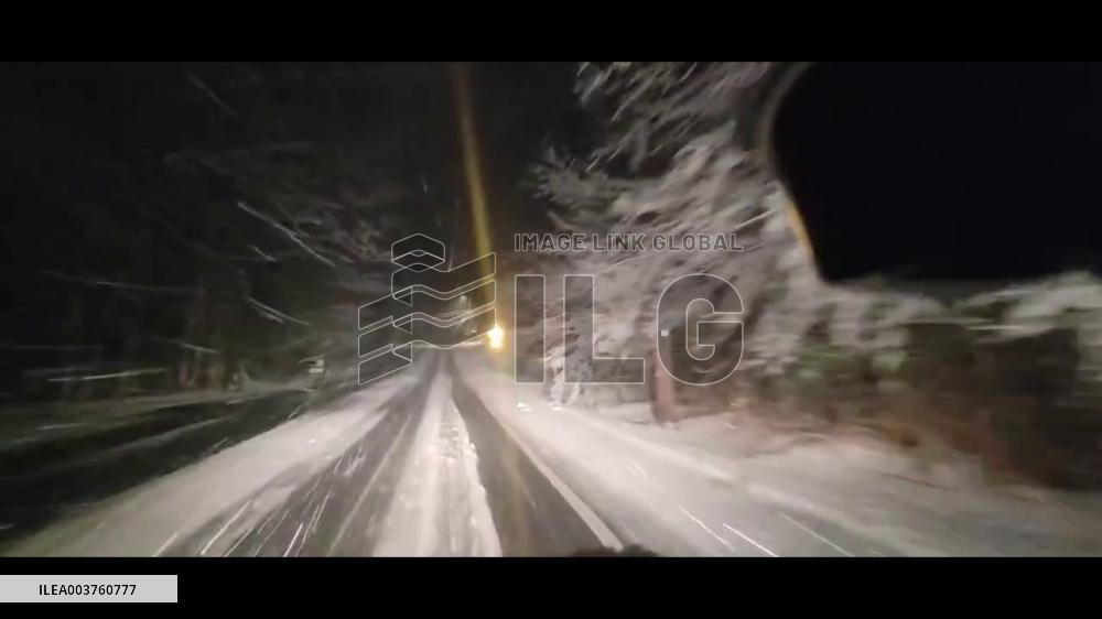 US: Snow Hits Northeast As Winter Weather Sweeps In Before Christmas