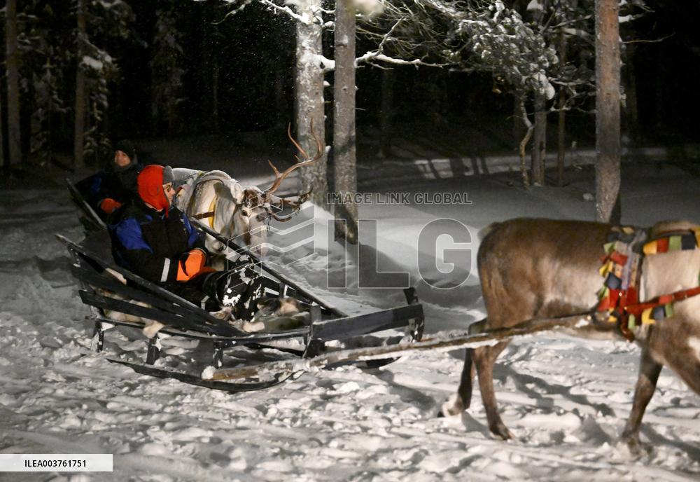 Finland's prime minister Petteri Orpo hosts meeting in Finnish Lapland