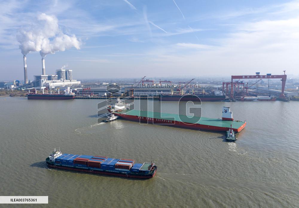 World's Largest Load Carrying Capacity of Self-propelled Deck Ship