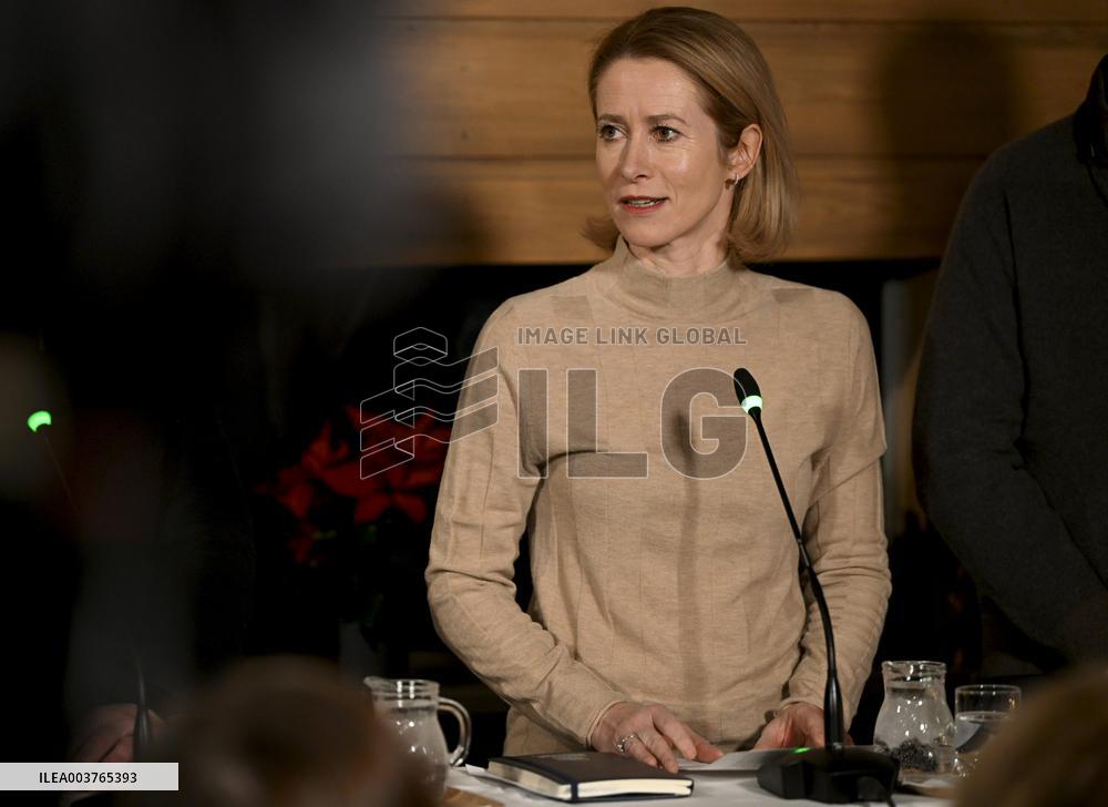 Finland's PM Petteri Orpo hosts meeting in Finnish Lapland