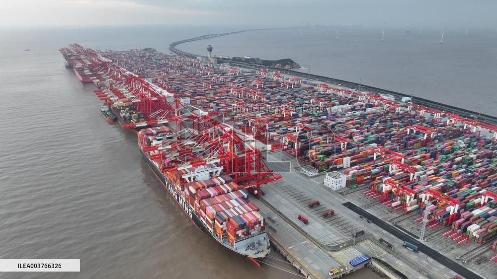 Shanghai Port Container Annual Throughput Exceeded 50 Million TEU