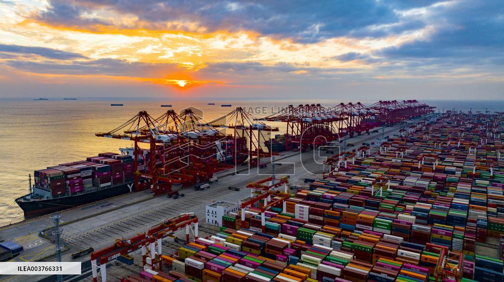 Shanghai Port Container Annual Throughput Exceeded 50 Million TEU