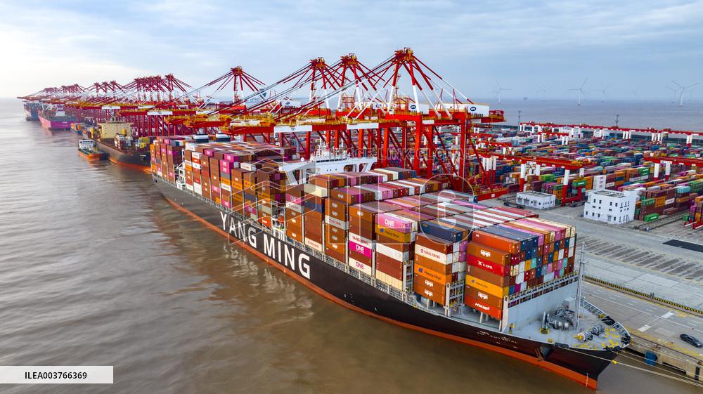 Shanghai Port Container Annual Throughput Exceeded 50 Million TEU