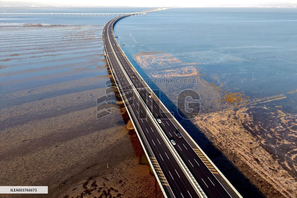 Jiaozhou Bay cross-sea Bridge in Qingdao