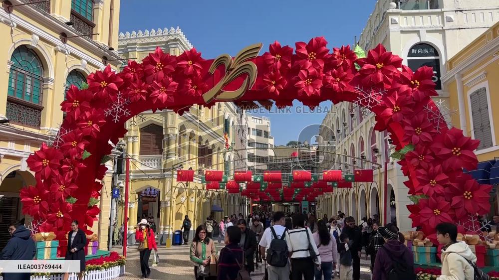 25th anniv. of Macao's handover to China