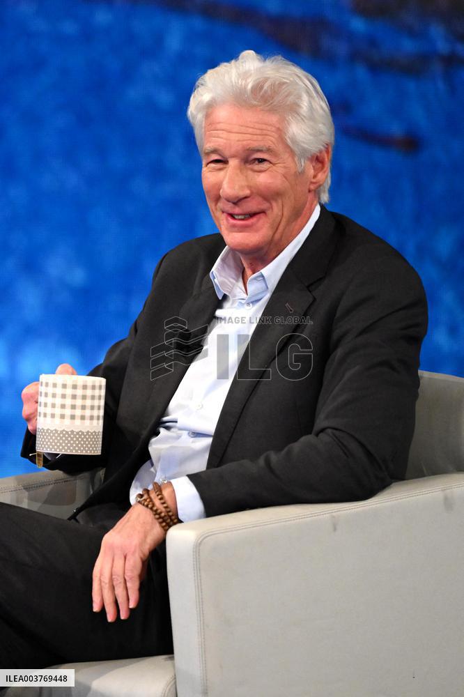 Richard Gere Attends The Che Tempo Che Fa TV Show - MIlan