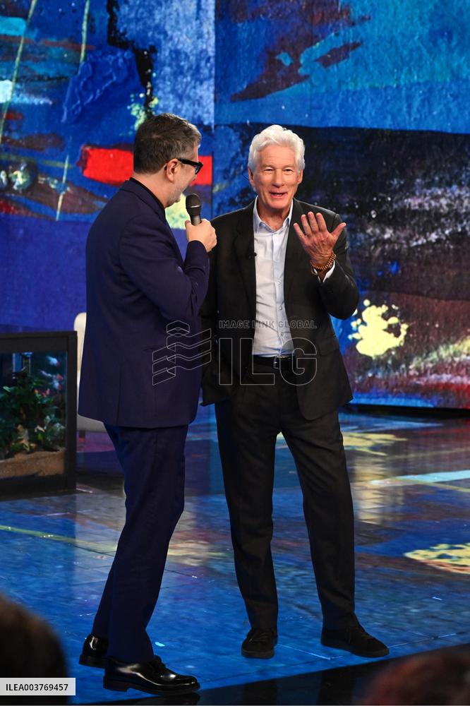 Richard Gere Attends The Che Tempo Che Fa TV Show - MIlan