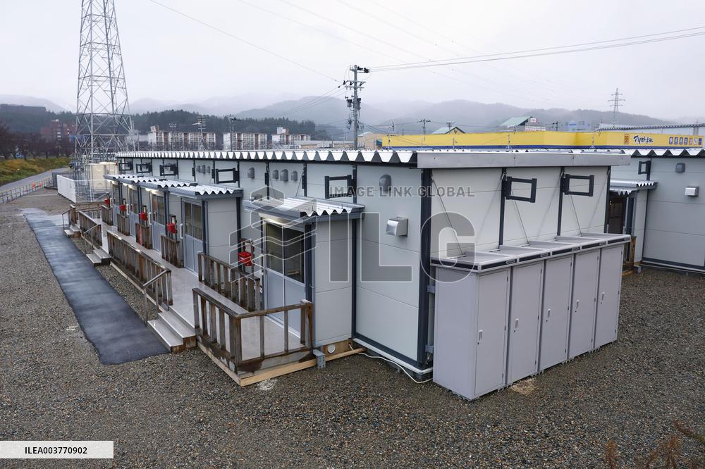 Temporary housing in quake-hit Wajima