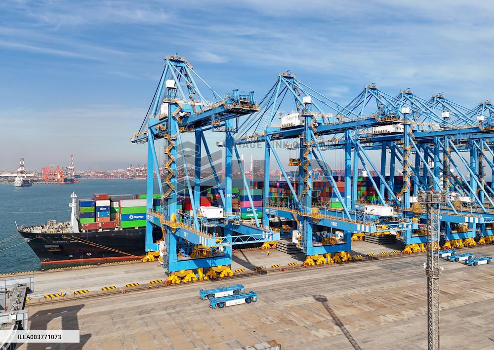 Shandong Port Qingdao Port Fully Automated Wharf