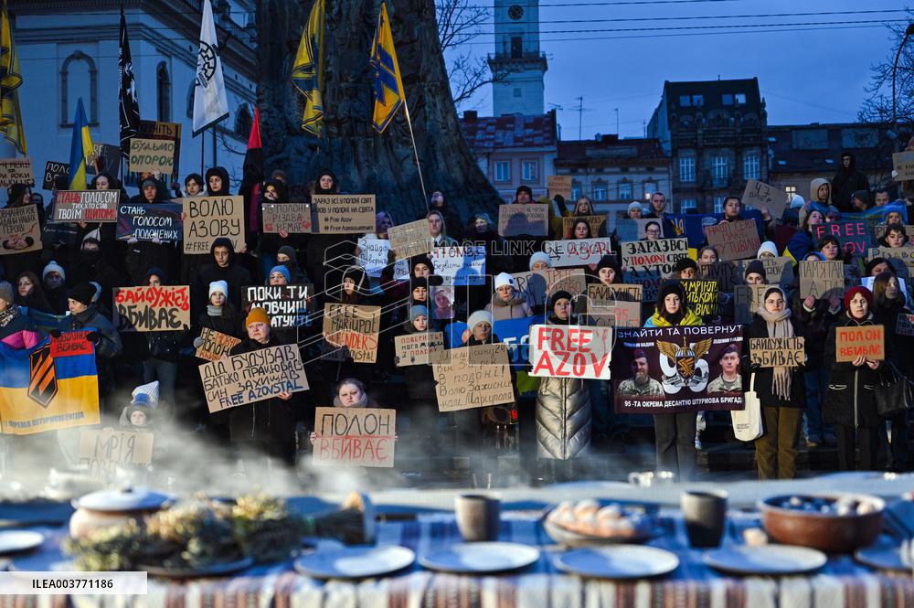 Pro-POW rally in Lviv