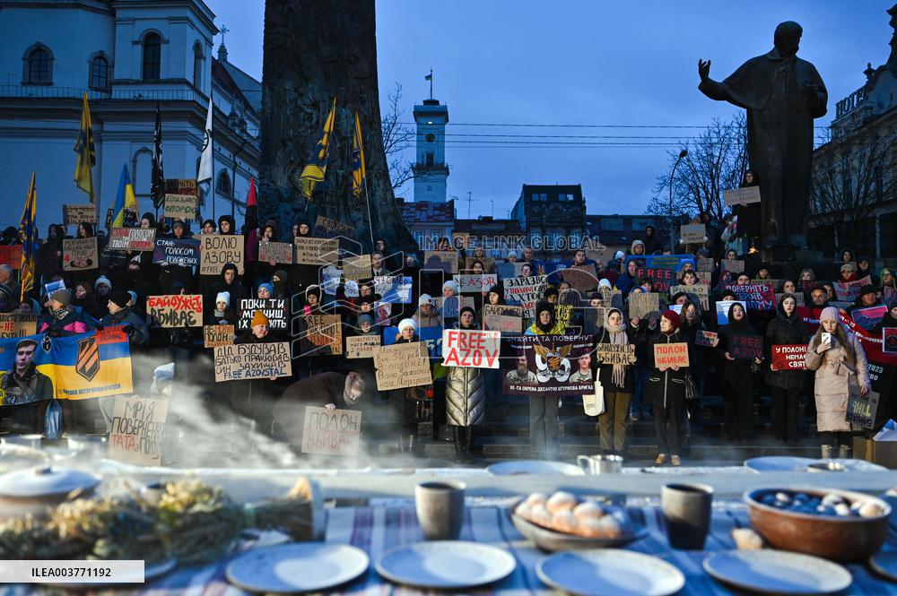 Pro-POW rally in Lviv