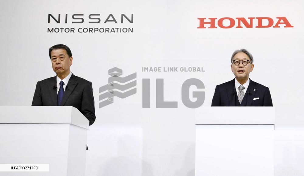 Nissan, Honda, Mitsubishi automakers' joint press conference