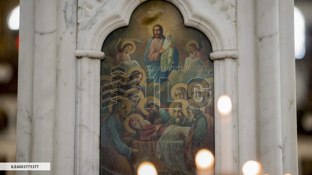 Syrian Christians At Marmieh Church - Damascus