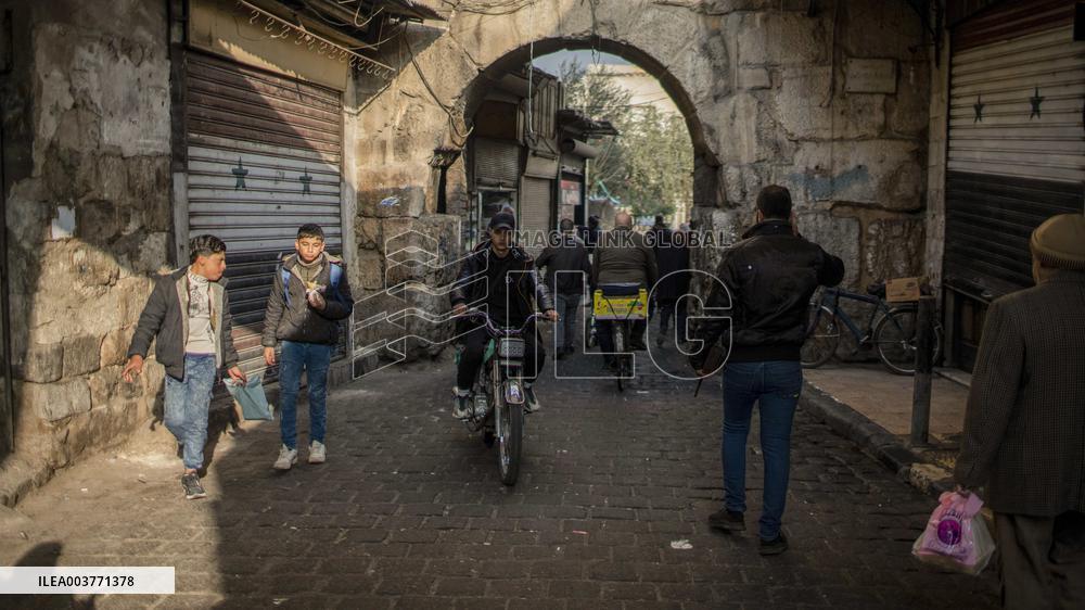 Syrian Christians At Marmieh Church - Damascus