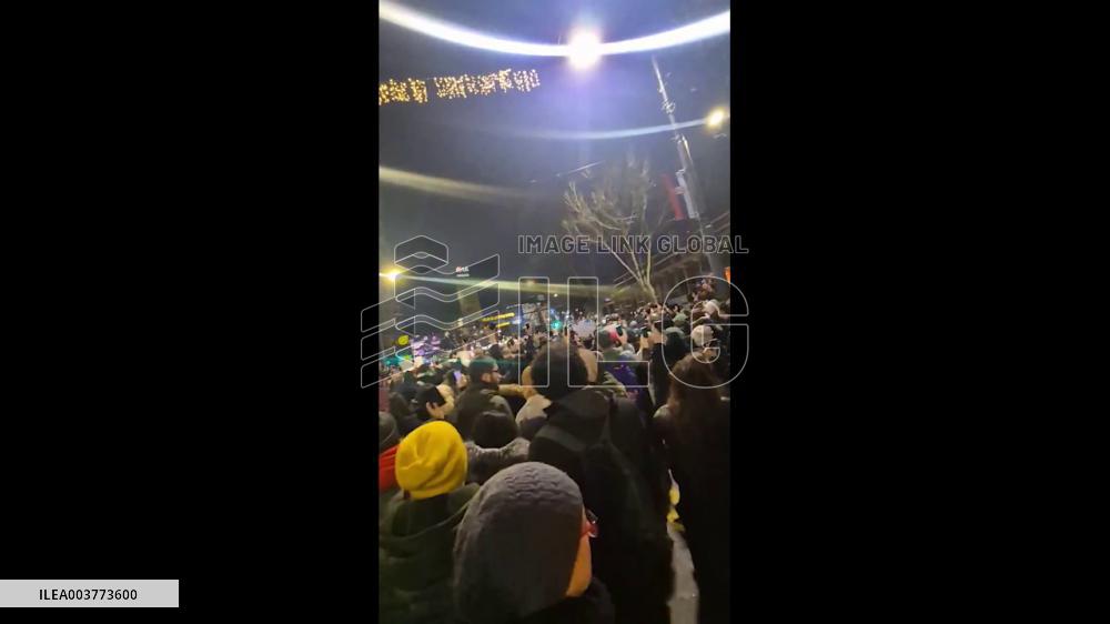 Serbia: Mass Protest In Belgrade Over Deadly Train Station Accident In Novi Sad 2