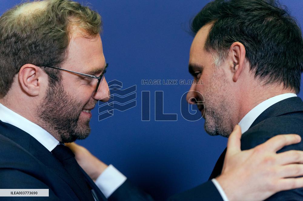 Handover Ceremony At Ministry Of The Economy And Finance - Paris AJ