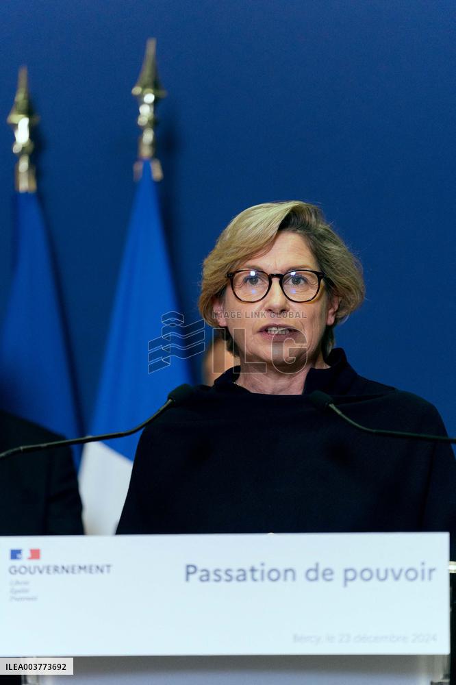 Handover Ceremony At Ministry Of The Economy And Finance - Paris AJ