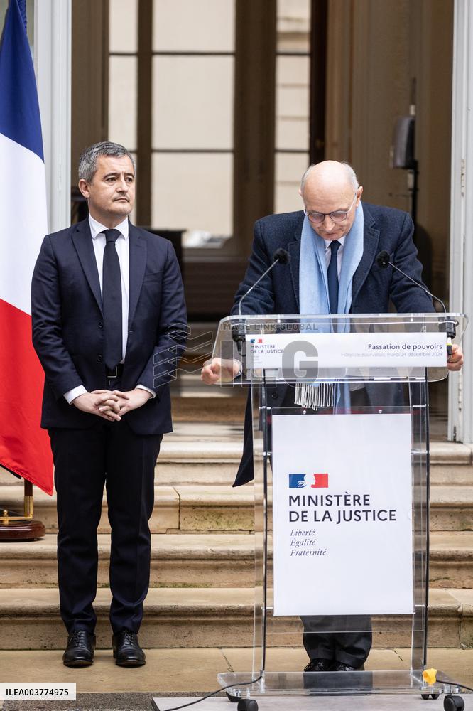 Handover Ceremony At Minister of Justice - Paris