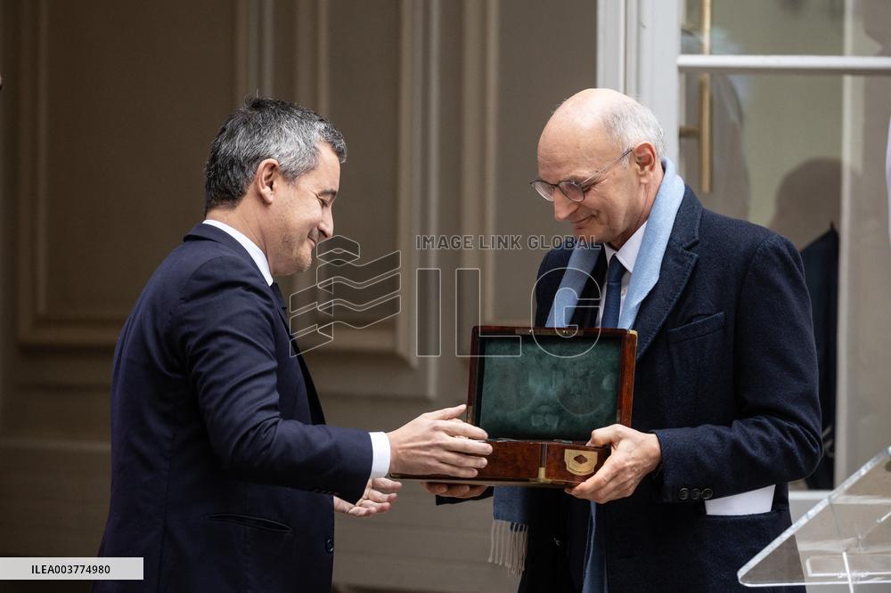Handover Ceremony At Minister of Justice - Paris